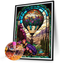 Load image into Gallery viewer, Hot Air Balloon Glass Painting 40*50CM(Picture) Full Round Drill Diamond Painting
