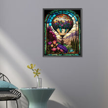 Load image into Gallery viewer, Hot Air Balloon Glass Painting 40*50CM(Picture) Full Round Drill Diamond Painting
