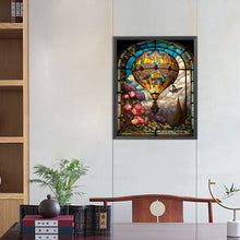 Load image into Gallery viewer, Hot Air Balloon Glass Painting 40*50CM(Picture) Full Round Drill Diamond Painting
