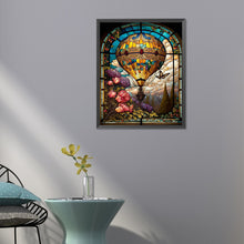 Load image into Gallery viewer, Hot Air Balloon Glass Painting 40*50CM(Picture) Full Round Drill Diamond Painting
