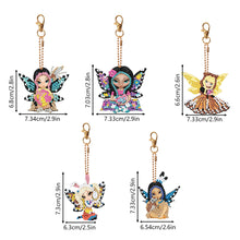 Load image into Gallery viewer, DIY Diamond Art Keychains Double Sided Full Drill Mosaic Making Lady Bag Pendant
