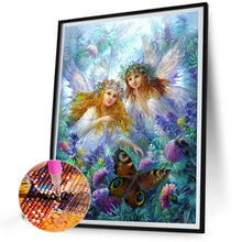 Load image into Gallery viewer, Angel Girl 40*55CM(Picture) Full Round Drill Diamond Painting
