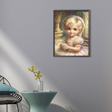 Load image into Gallery viewer, Angel Girl 40*55CM(Picture) Full Round Drill Diamond Painting
