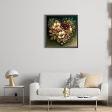 Load image into Gallery viewer, Love Flower Frame 30*30CM(Canvas) Full Round Drill Diamond Painting
