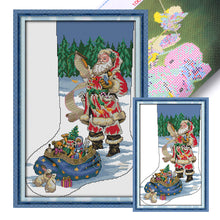 Load image into Gallery viewer, Santa Claus (29*43CM) 16CT 2 Stamped Cross Stitch
