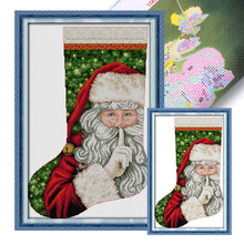 Load image into Gallery viewer, Santa Claus (37*53CM) 16CT 2 Stamped Cross Stitch
