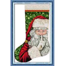 Load image into Gallery viewer, Santa Claus (37*53CM) 16CT 2 Stamped Cross Stitch
