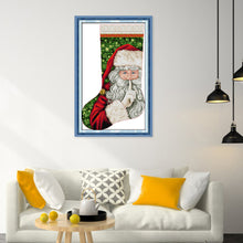 Load image into Gallery viewer, Santa Claus (37*53CM) 16CT 2 Stamped Cross Stitch
