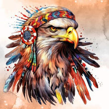 Load image into Gallery viewer, Indian Style Eagle 30*30CM(Canvas) Full Round Drill Diamond Painting
