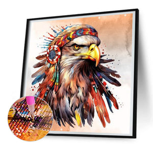 Indian Style Eagle 30*30CM(Canvas) Full Round Drill Diamond Painting