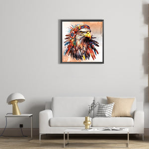 Indian Style Eagle 30*30CM(Canvas) Full Round Drill Diamond Painting
