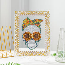 Load image into Gallery viewer, DIY Diamond Acrylic Wall Art Pictures Colour Box Packaging (Sunflower Skull)
