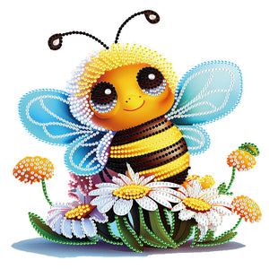 Little Bee 30*30CM(Canvas) Partial Special Shaped Drill Diamond Painting