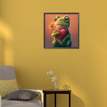 Load image into Gallery viewer, Love Frog 30*30CM(Canvas) Full Round Drill Diamond Painting
