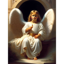 Load image into Gallery viewer, Angel 30*40CM(Canvas) Full Round Drill Diamond Painting
