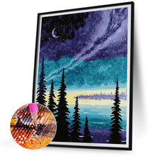 Load image into Gallery viewer, Woods Starry Night 30*40CM(Canvas) Full Round Drill Diamond Painting
