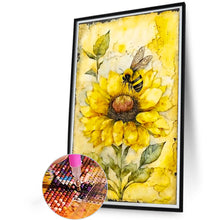 Load image into Gallery viewer, Honey Bee 40*60CM(Canvas) Full Round Drill Diamond Painting
