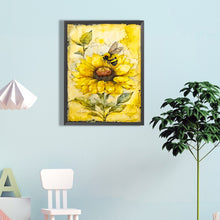 Load image into Gallery viewer, Honey Bee 40*60CM(Canvas) Full Round Drill Diamond Painting
