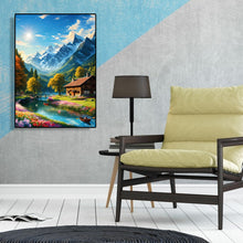 Load image into Gallery viewer, Mountain Stream 30*40CM(Canvas) Full Round Drill Diamond Painting
