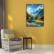 Load image into Gallery viewer, Mountain Stream 30*40CM(Canvas) Full Round Drill Diamond Painting
