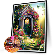 Load image into Gallery viewer, Garden House 30*40CM(Canvas) Partial Special Shaped Drill Diamond Painting
