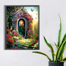 Load image into Gallery viewer, Garden House 30*40CM(Canvas) Partial Special Shaped Drill Diamond Painting
