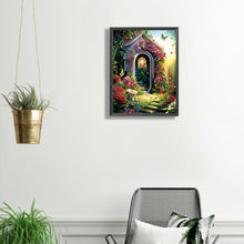 Load image into Gallery viewer, Garden House 30*40CM(Canvas) Partial Special Shaped Drill Diamond Painting
