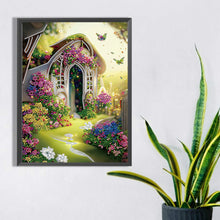 Load image into Gallery viewer, Garden House 30*40CM(Canvas) Partial Special Shaped Drill Diamond Painting
