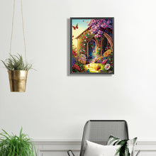 Load image into Gallery viewer, Garden House 30*40CM(Canvas) Partial Special Shaped Drill Diamond Painting
