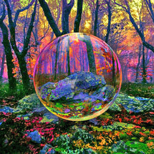 Load image into Gallery viewer, Water Drop Forest Magnifying Glass 30*30CM(Canvas) Full Round Drill Diamond Painting
