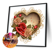 Load image into Gallery viewer, Love Rose Herb 30*30CM(Canvas) Full Round Drill Diamond Painting
