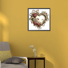 Load image into Gallery viewer, Love Rose Herb 30*30CM(Canvas) Full Round Drill Diamond Painting
