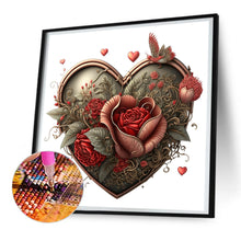 Load image into Gallery viewer, Love Rose Herb 30*30CM(Canvas) Full Round Drill Diamond Painting
