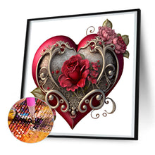 Load image into Gallery viewer, Love Rose Herb 30*30CM(Canvas) Full Round Drill Diamond Painting
