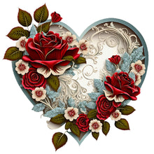 Load image into Gallery viewer, Love Rose Herb 30*30CM(Canvas) Full Round Drill Diamond Painting
