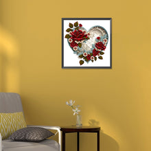 Load image into Gallery viewer, Love Rose Herb 30*30CM(Canvas) Full Round Drill Diamond Painting
