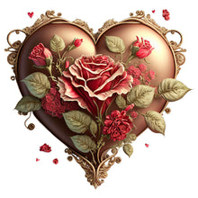 Load image into Gallery viewer, Love Rose Herb 30*30CM(Canvas) Full Round Drill Diamond Painting
