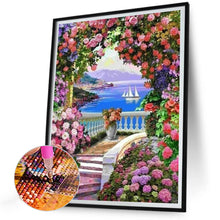 Load image into Gallery viewer, Corner Of The Garden 30*40CM(Canvas) Full Round Drill Diamond Painting
