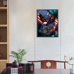 American Eagle 30*40CM(Canvas) Full Round Drill Diamond Painting