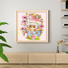 Load image into Gallery viewer, Mushroom Room (50*50CM) 9CT 4 Stamped Cross Stitch
