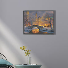 Load image into Gallery viewer, Winter Carriage 40*30CM(Picture) Full Square Drill Diamond Painting
