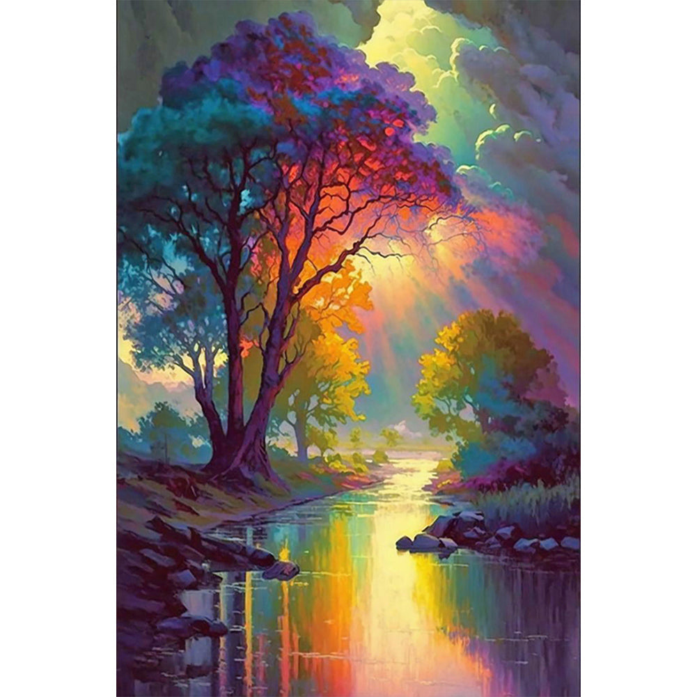 Quiet Night 40*60CM(Canvas) Full Round Drill Diamond Painting