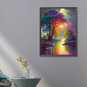 Quiet Night 40*60CM(Canvas) Full Round Drill Diamond Painting