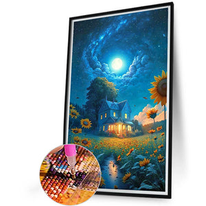 Quiet Night 40*60CM(Canvas) Full Round Drill Diamond Painting