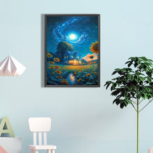 Load image into Gallery viewer, Quiet Night 40*60CM(Canvas) Full Round Drill Diamond Painting
