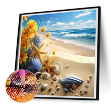 Load image into Gallery viewer, Sunflower Beach 30*30CM(Canvas) Full Round Drill Diamond Painting
