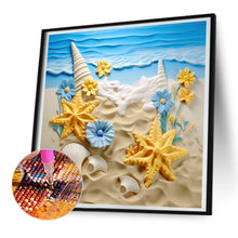 Load image into Gallery viewer, Sunflower Beach 30*30CM(Canvas) Full Round Drill Diamond Painting
