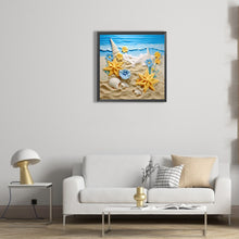 Load image into Gallery viewer, Sunflower Beach 30*30CM(Canvas) Full Round Drill Diamond Painting
