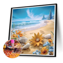 Load image into Gallery viewer, Sunflower Beach 30*30CM(Canvas) Full Round Drill Diamond Painting
