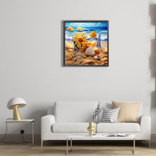 Load image into Gallery viewer, Sunflower Beach 30*30CM(Canvas) Full Round Drill Diamond Painting
